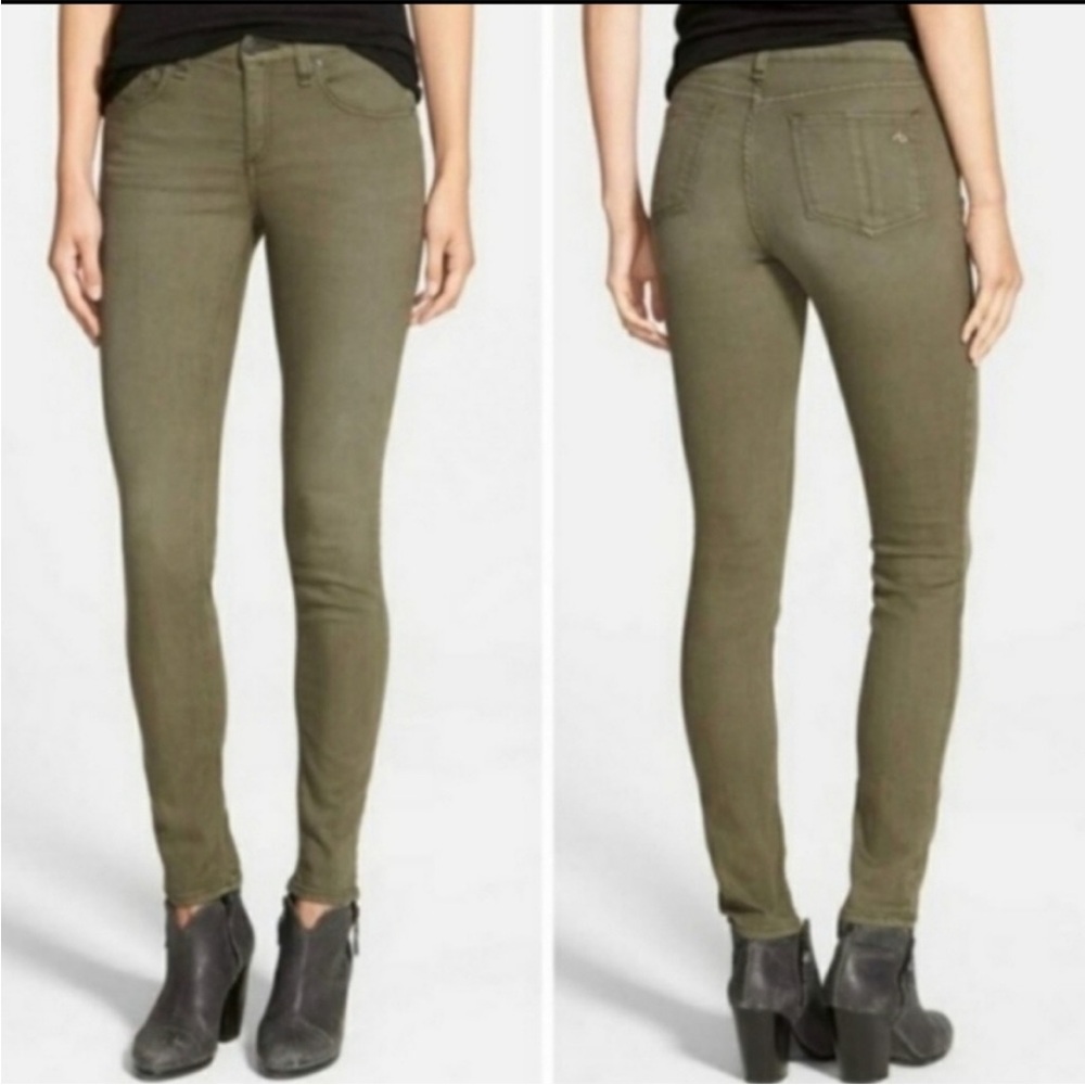 Rag and Bone Skinny Jean in Army size 29